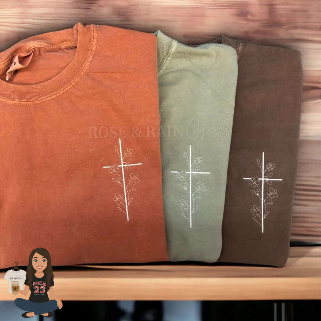 Embroidered Cross (Pre-Order Closes 12/26)