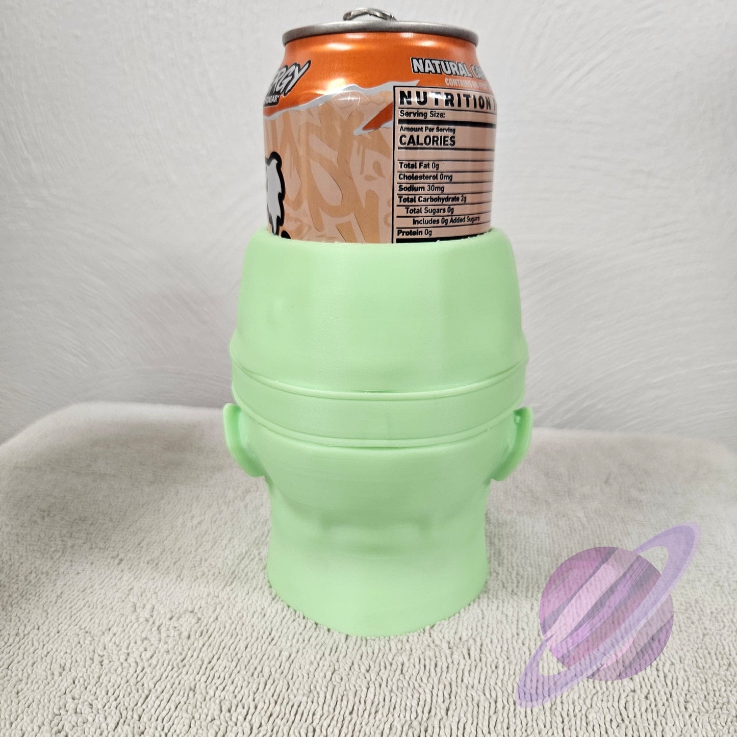 CRYSTAL LAKE- GLOW IN THE DARK-3D PRINTED CAN HOLDER