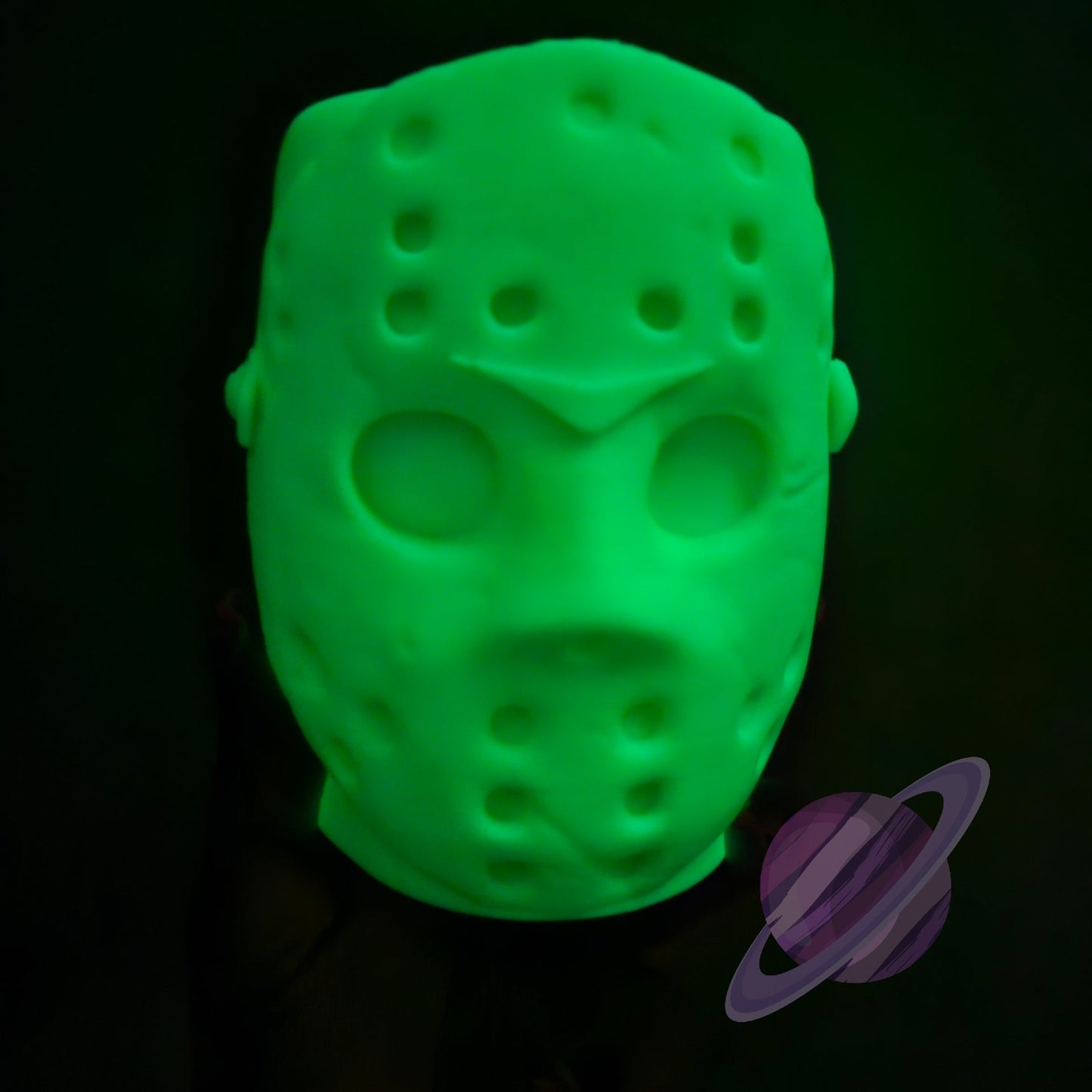 CRYSTAL LAKE- GLOW IN THE DARK-3D PRINTED CAN HOLDER