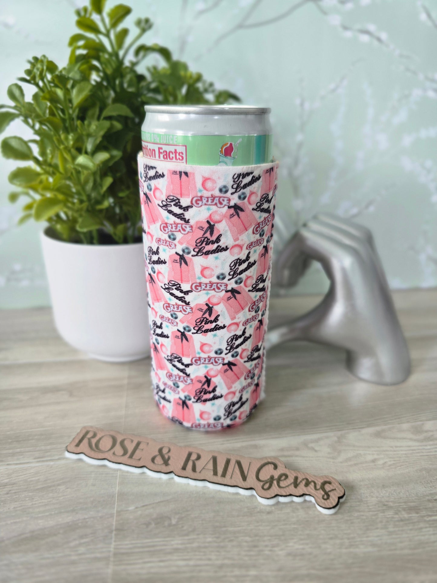 Pink Ladies Slim Can Koozie