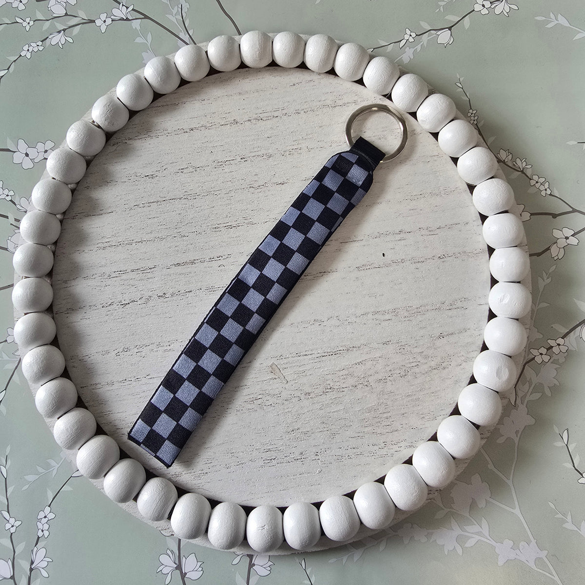 Checker Key Wristlet