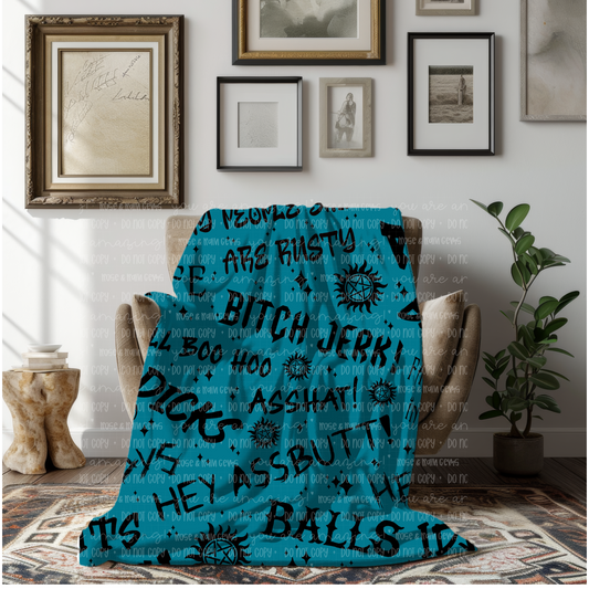S P N Words Blanket