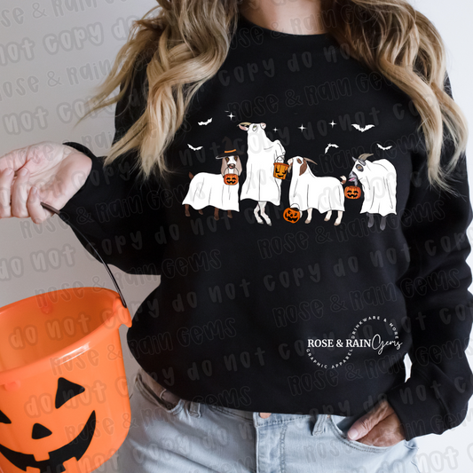 Halloween goat sweatshirt