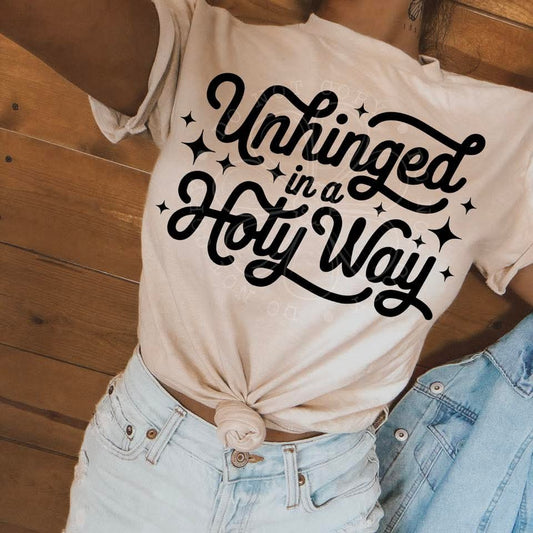 Unhinged in a holy way