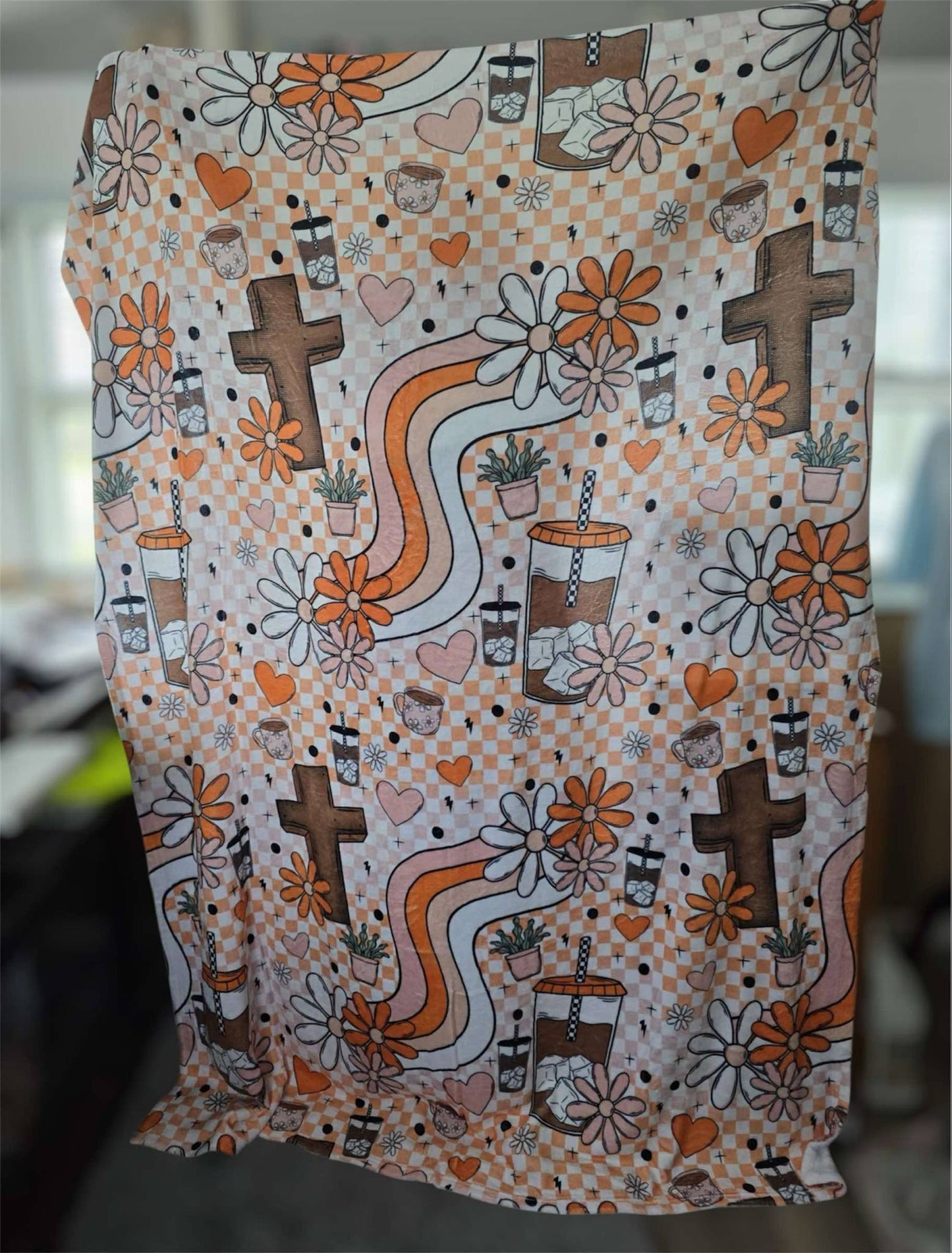 Jesus & Coffee Blanket
