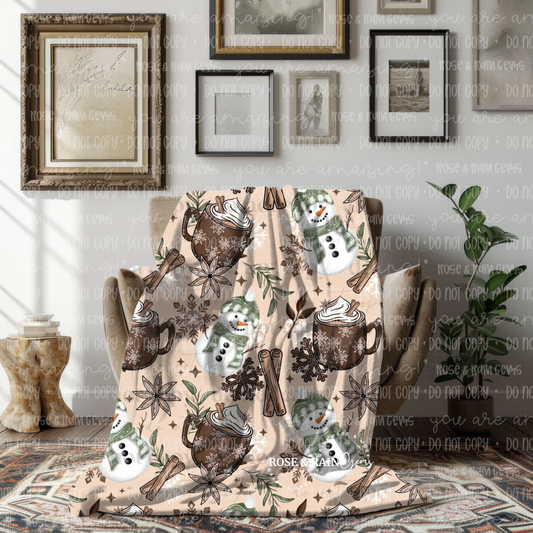 Snowman Blanket