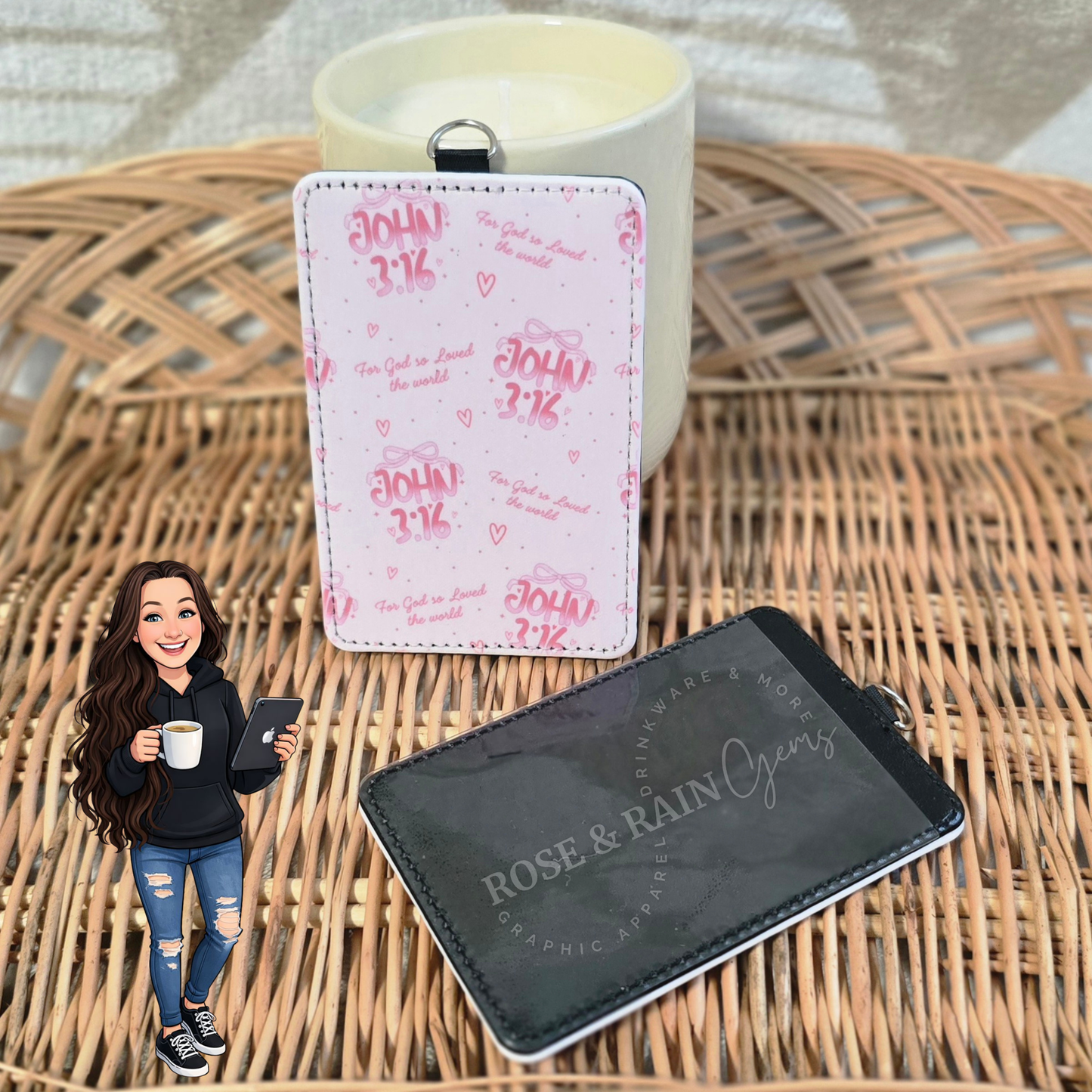 John 3:16 ID Badge Holder