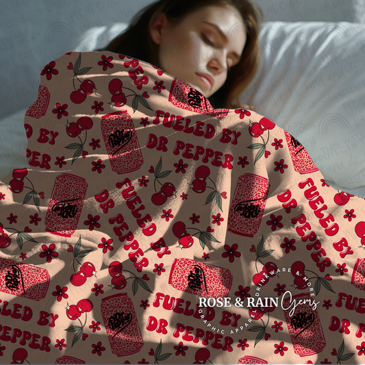 Dr Pepper Blanket