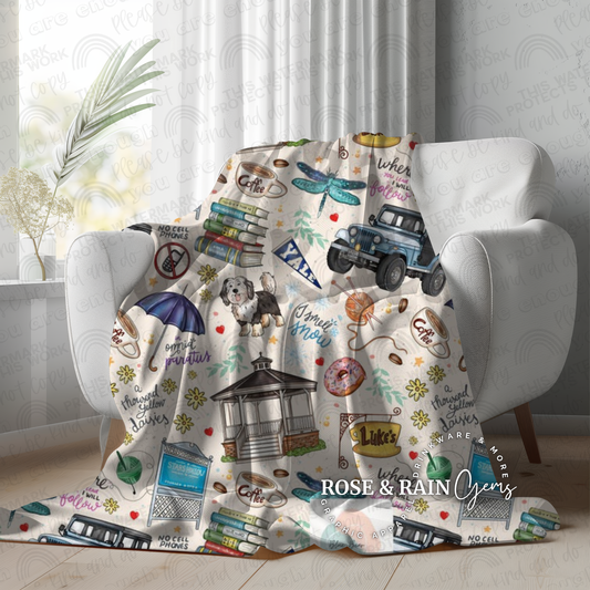Stars Hollow blanket