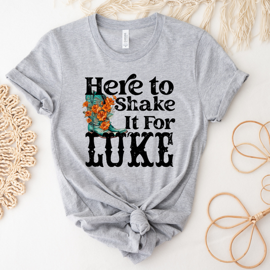 Here to shake it for luke