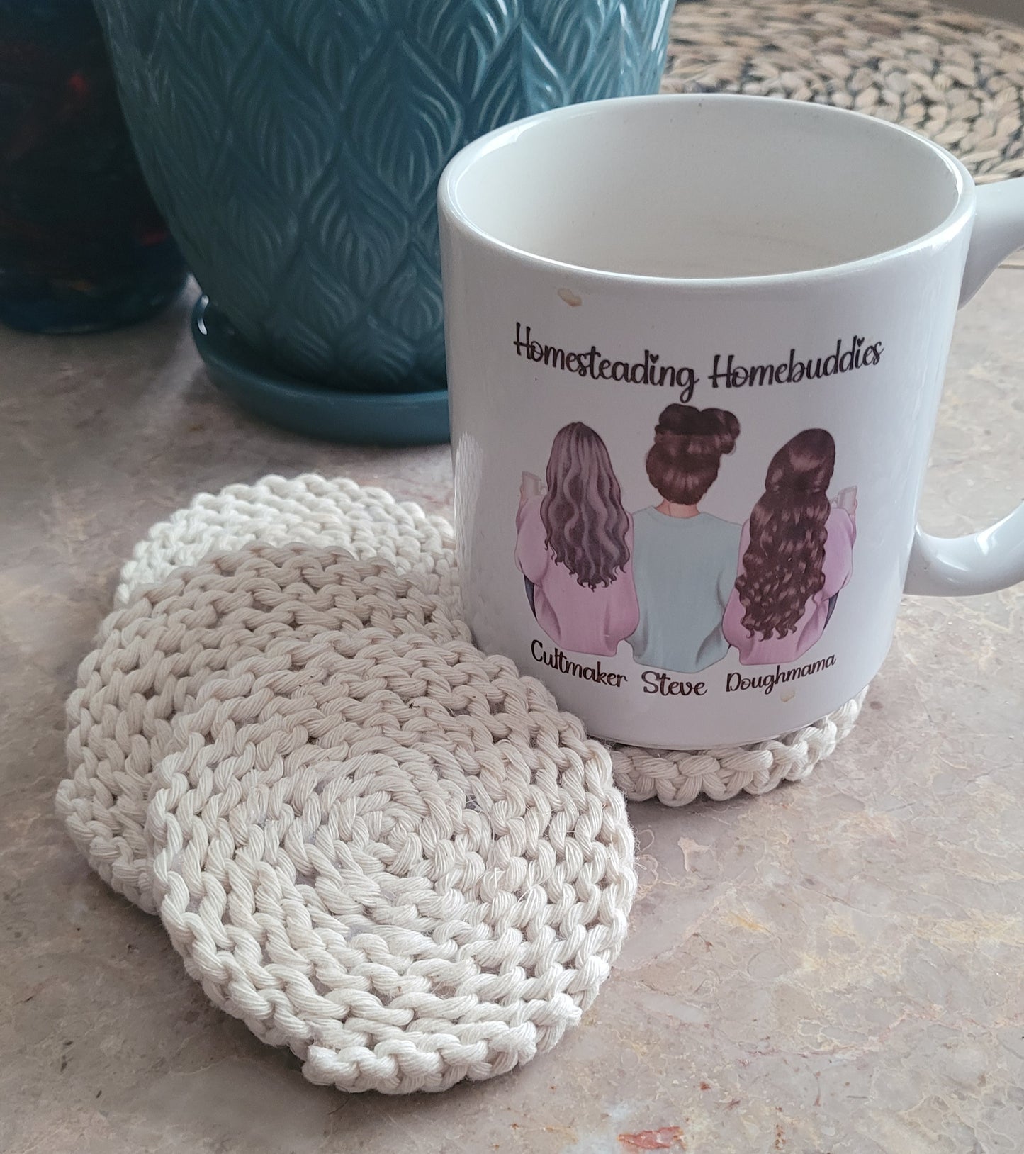 Handmade Macrame Coasters- Made To Order