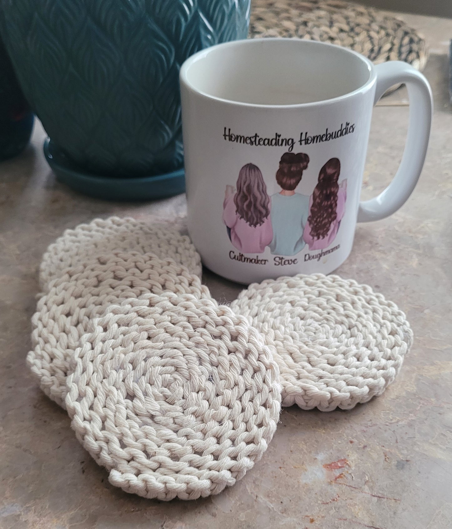 Handmade Macrame Coasters- Made To Order