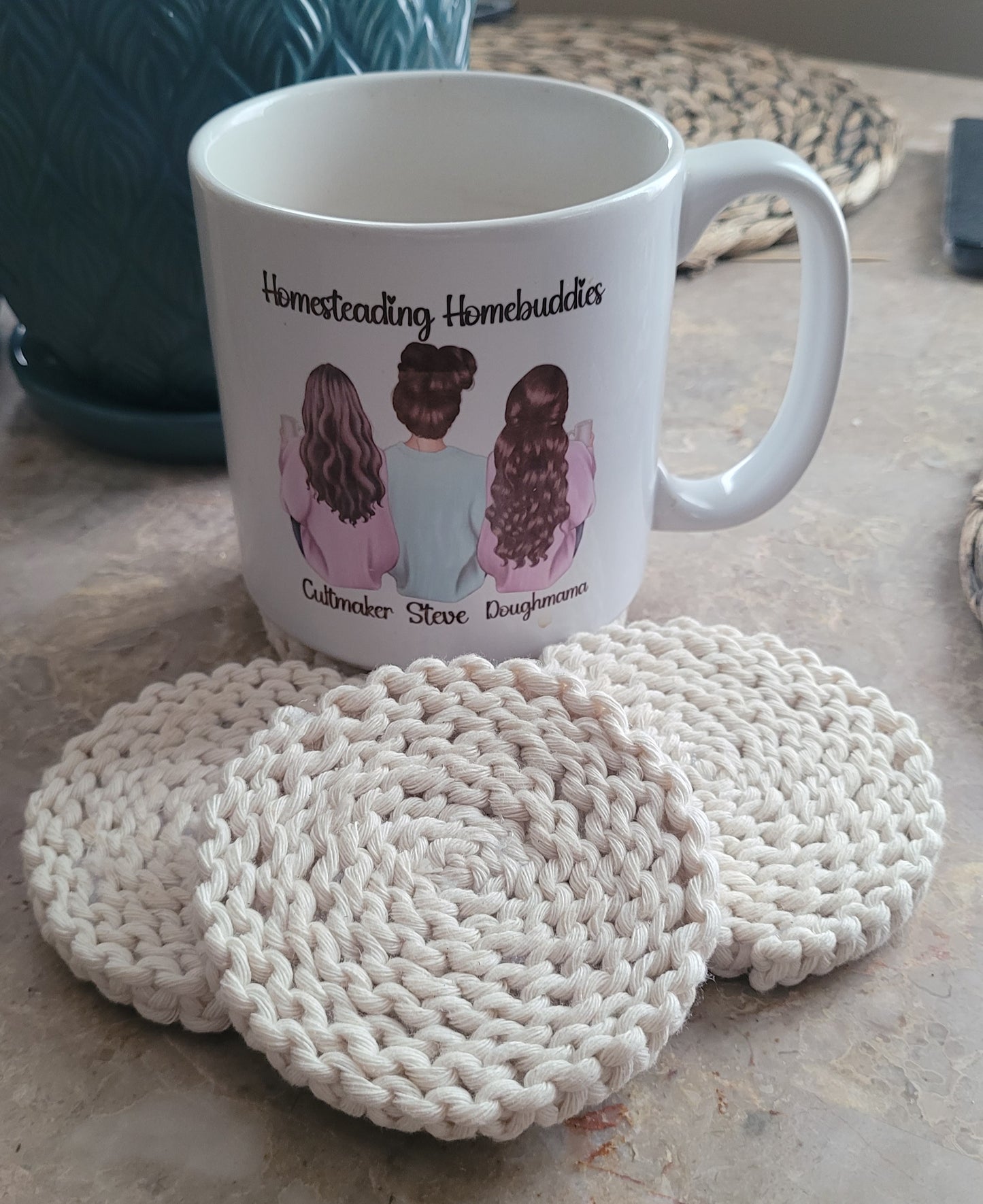 Handmade Macrame Coasters- Made To Order