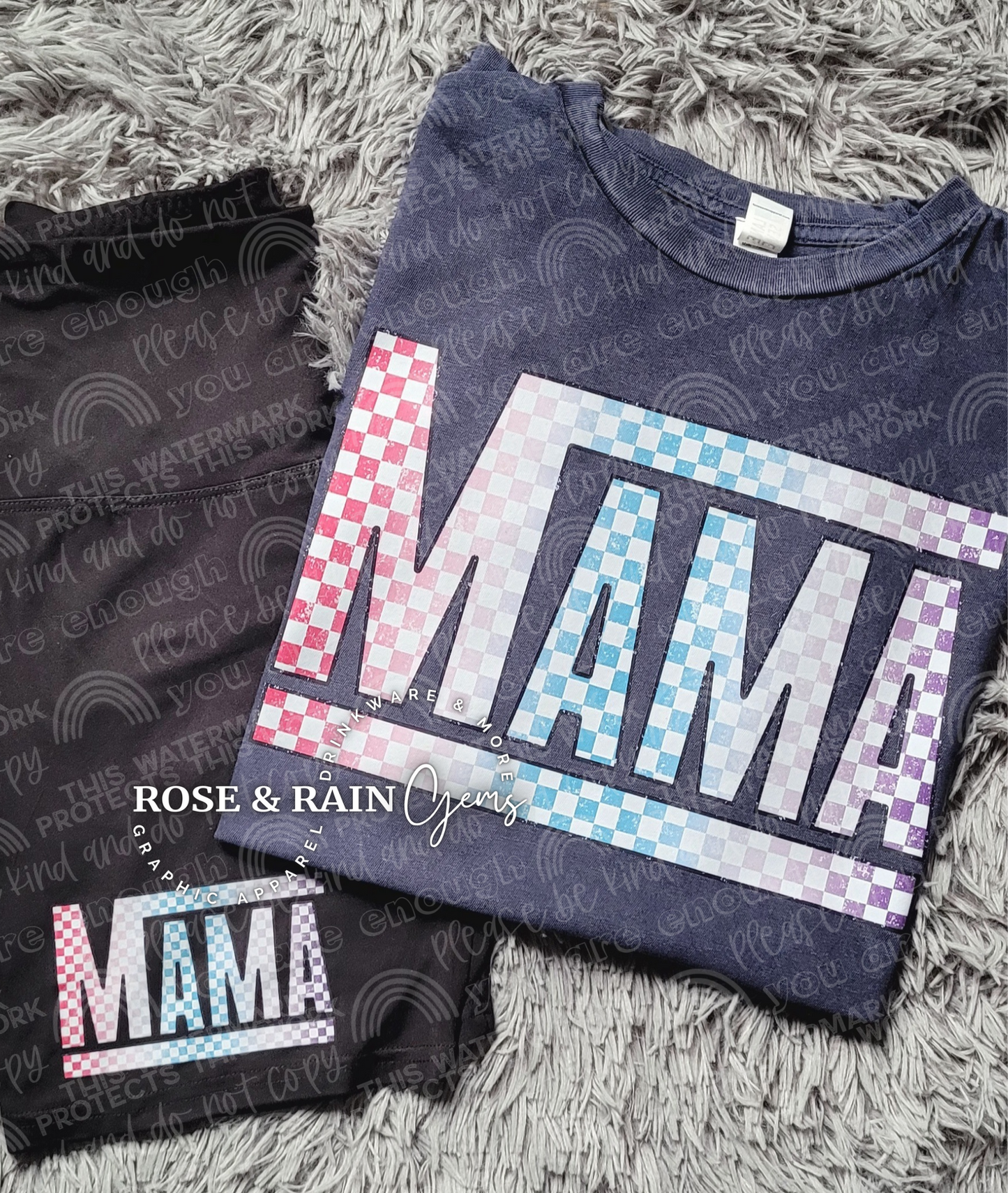 Mama checkard 2 set