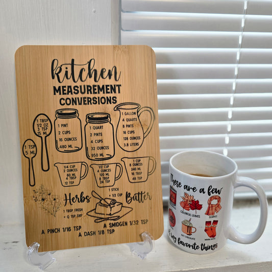 Kitchen Conversion Board