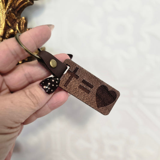 ✝️=❤️ keychain