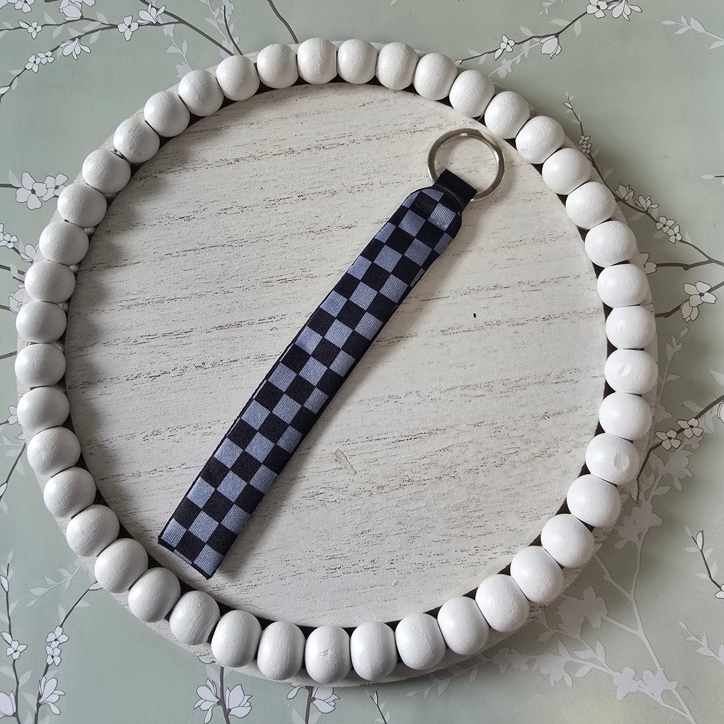 Checker Key Wristlet