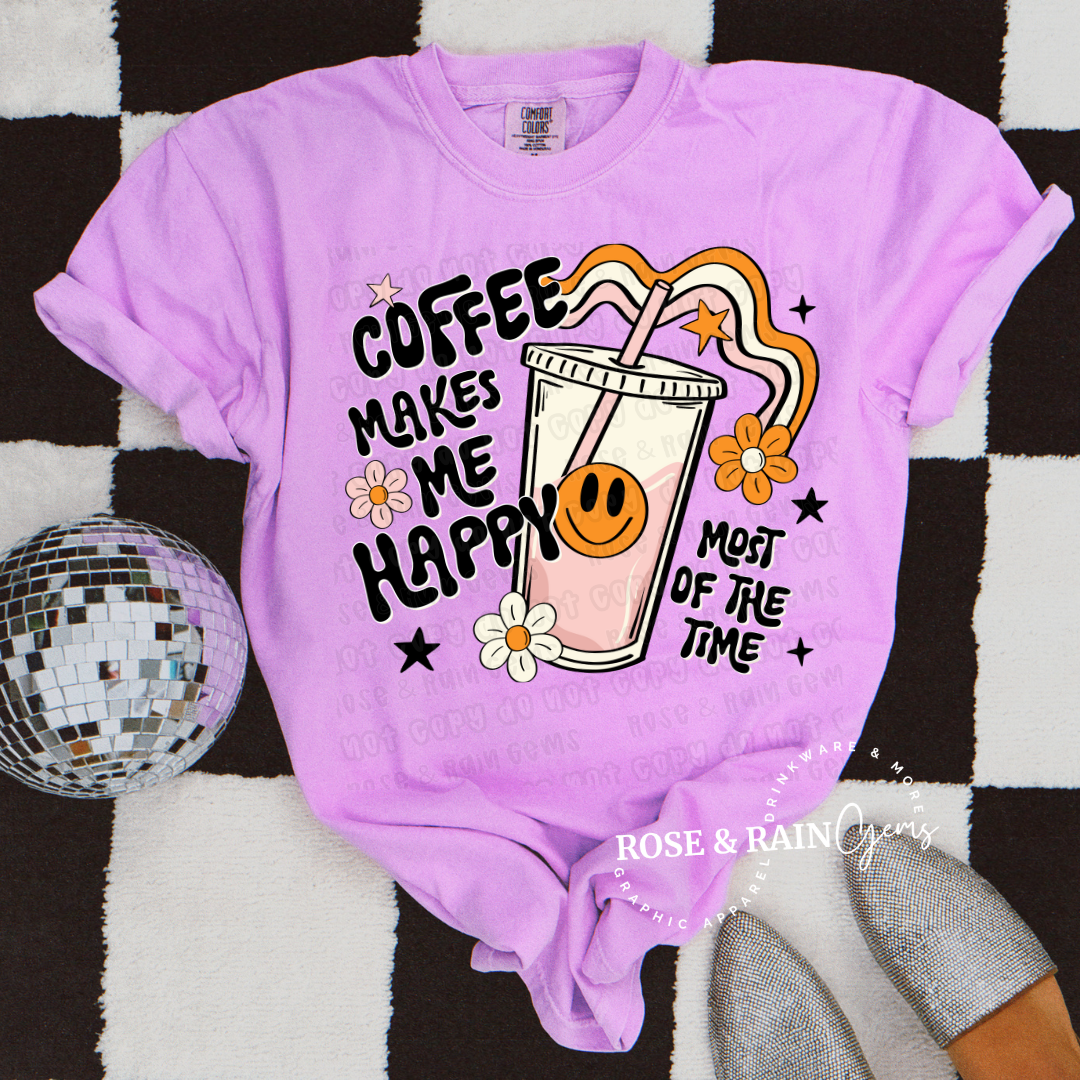 Coffee Makes Me Happy Most Of The Time