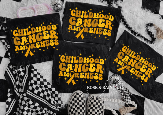 Gold Childhood Cancer Awareness