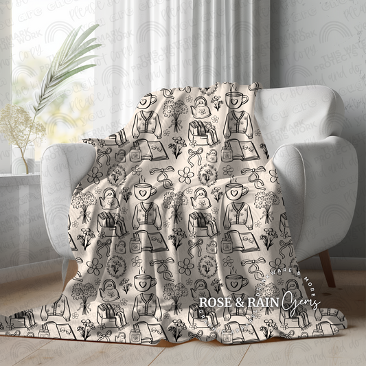 Books and things blanket