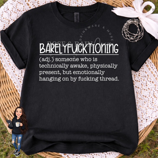 Barelyfucktioning