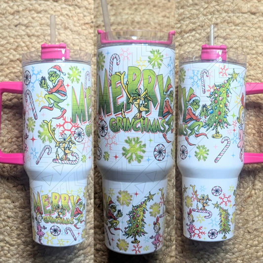 40Oz Merry Grinchmas Arts & Entertainment