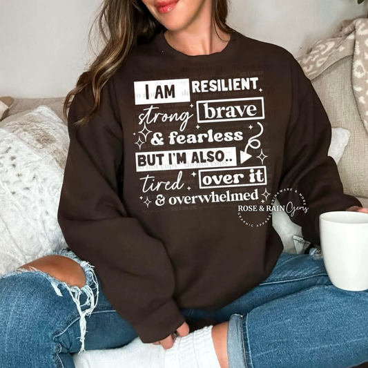 I am, but I'm also...