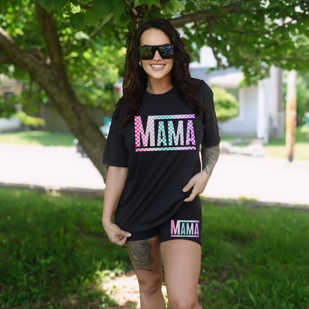 Mama checkard 2 set
