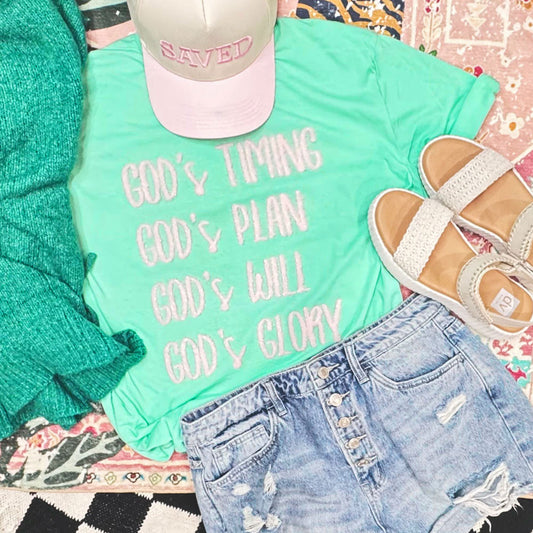 God's Will Fluffy tee (preorder ending 4/4)
