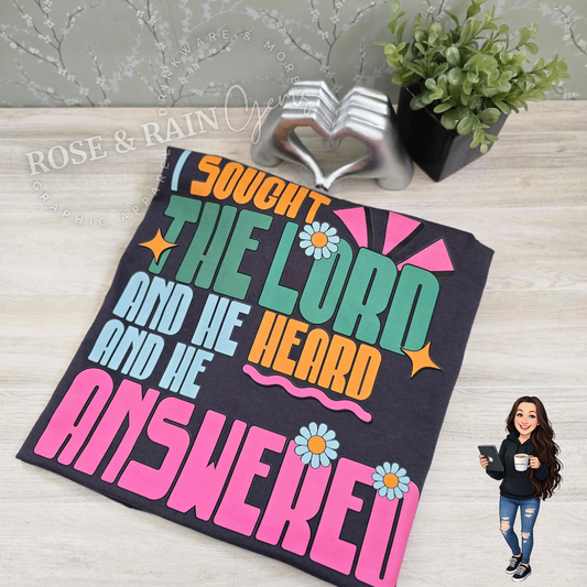 I Sought The Lord (front/back)