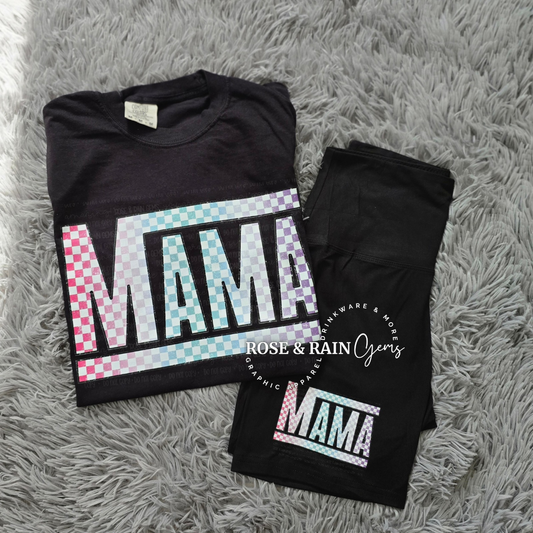 Mama checkard 2 set