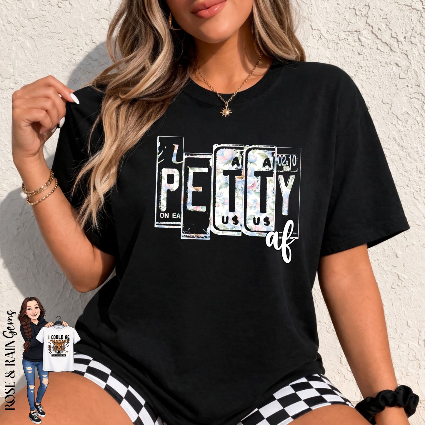 Petty af License Plate *2 color ways*