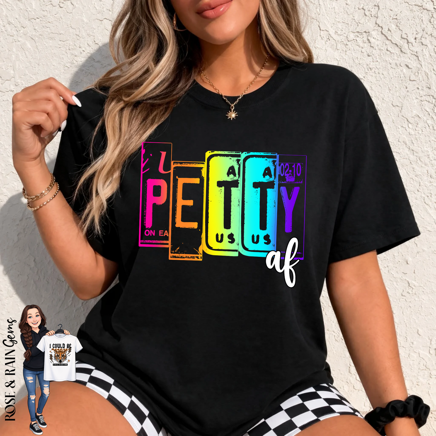 Petty af License Plate *2 color ways*