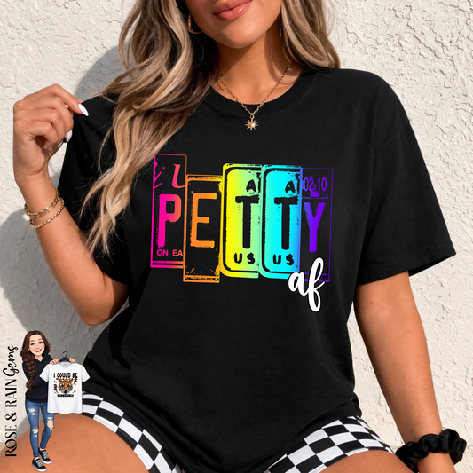 Petty af License Plate *2 color ways*