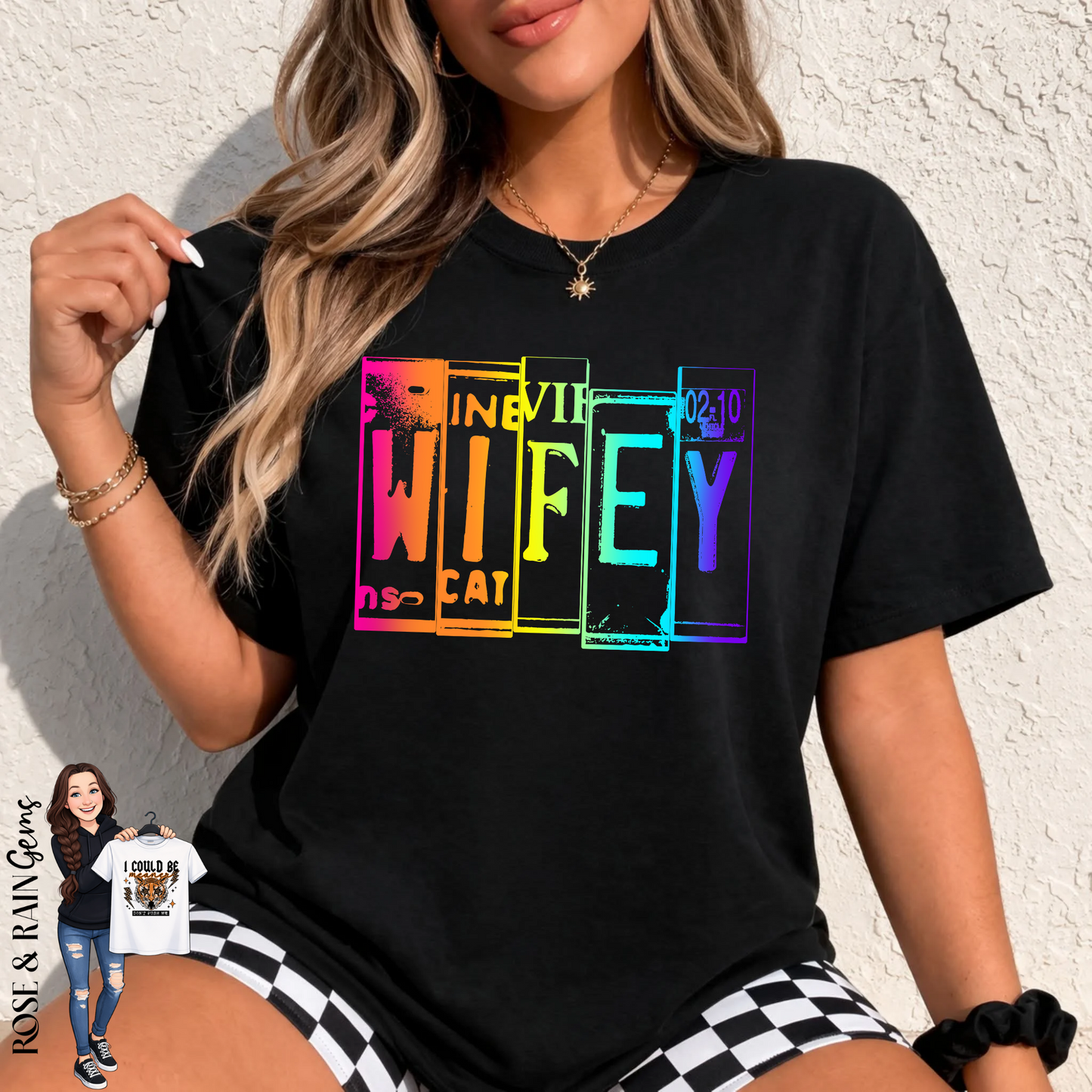 Wifey License Plate *2 color ways*