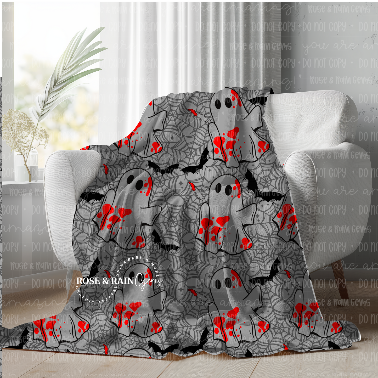 Ghost Web Blanket