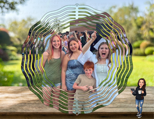 Custom Photo Wind Spinner
