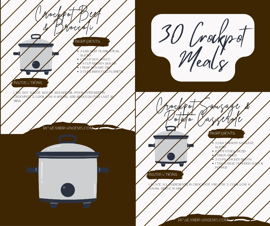 30 Crockpot Meal Recipes
