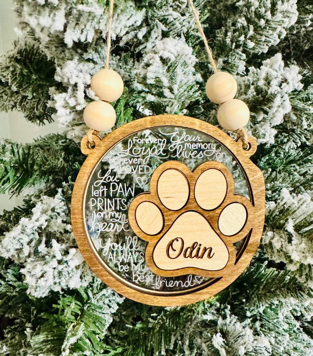 Pet Memorial Ornament