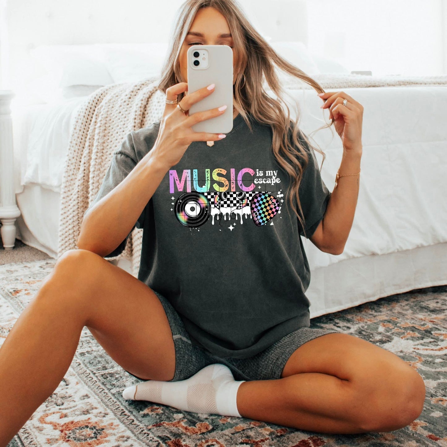Music is my escape tee