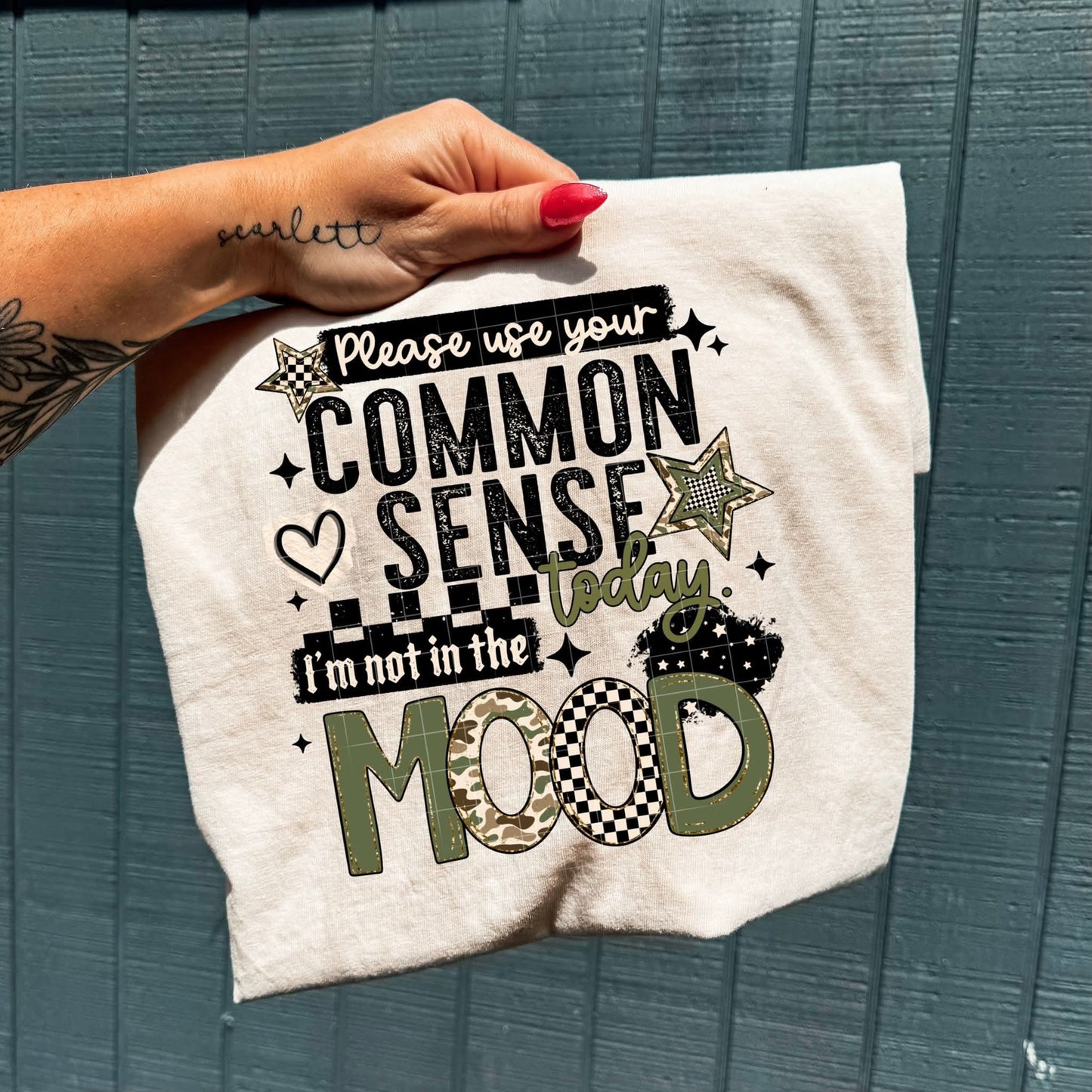 Please use your common sense