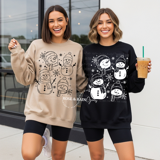 Winter Snowmen sweatshirt