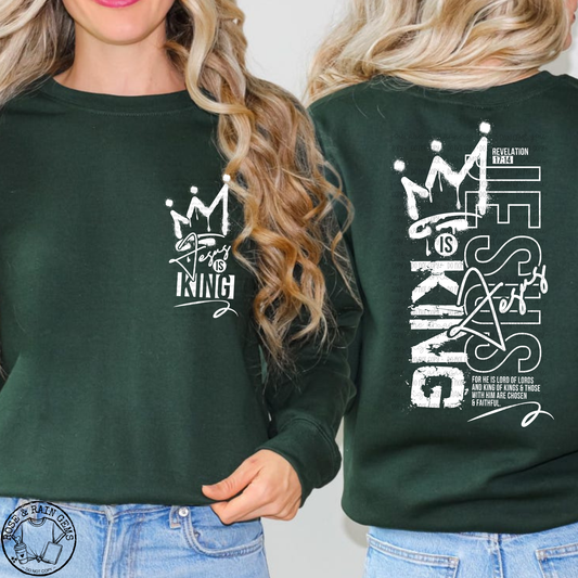 Jesus is King pocket & back