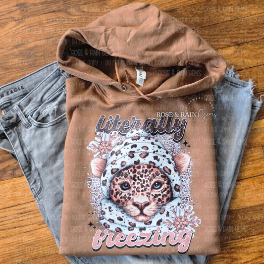 Literally Freezing Leopard