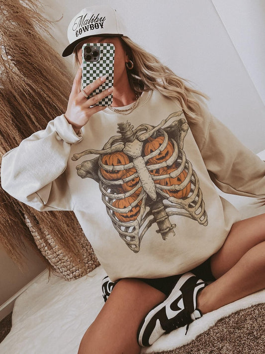 Pumpkin Ribcage