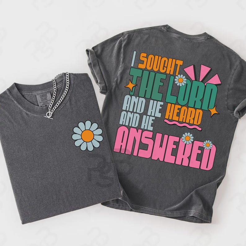 I Sought The Lord (front/back)