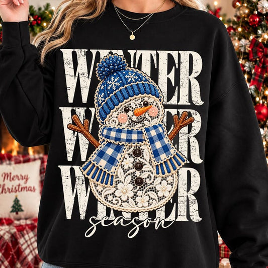 Winter Season Snowman