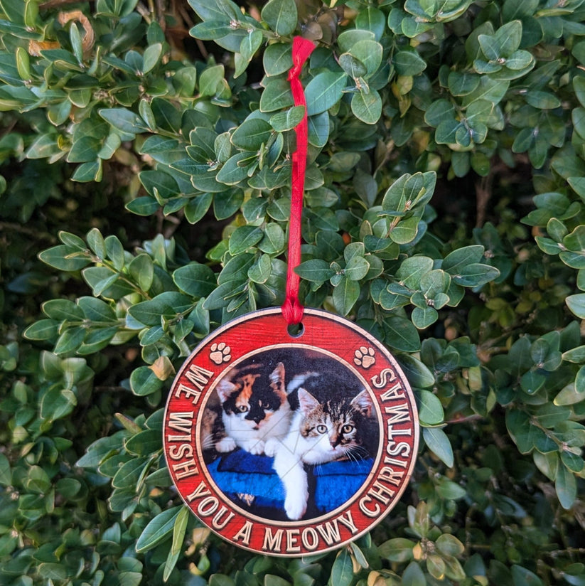Meowy Christmas Ornament