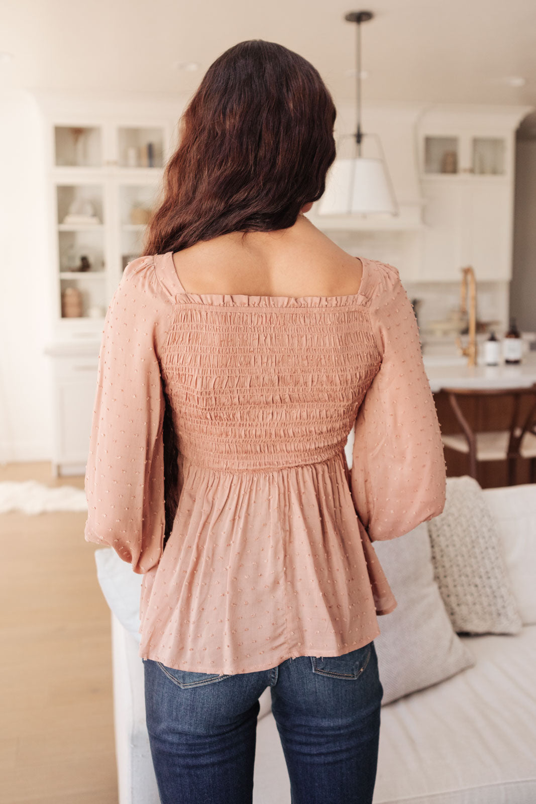 Always Lovely Top In Mauve